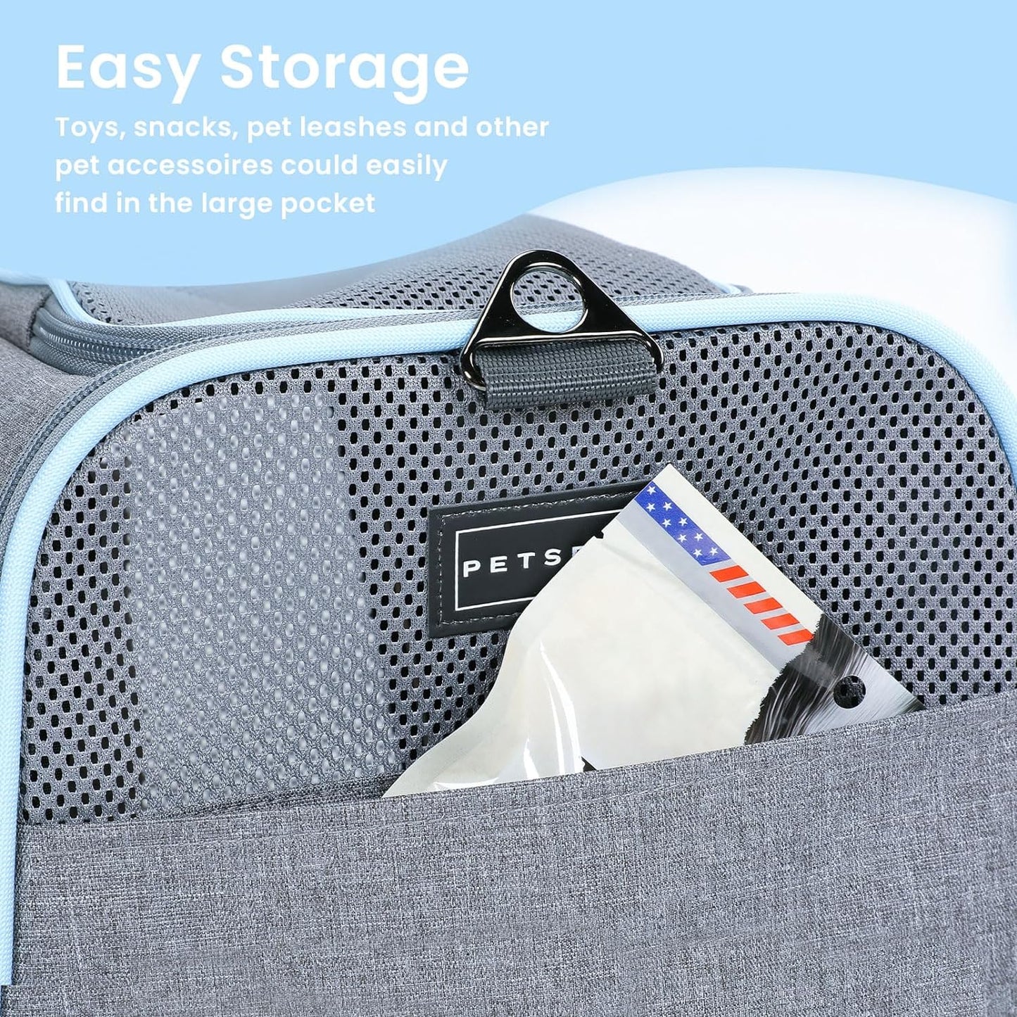 Expandable Cat Carriers Airline Approved, Cat Carrier Soft-Sided Portable Washable Pet Travel Carrier with Two Extension
