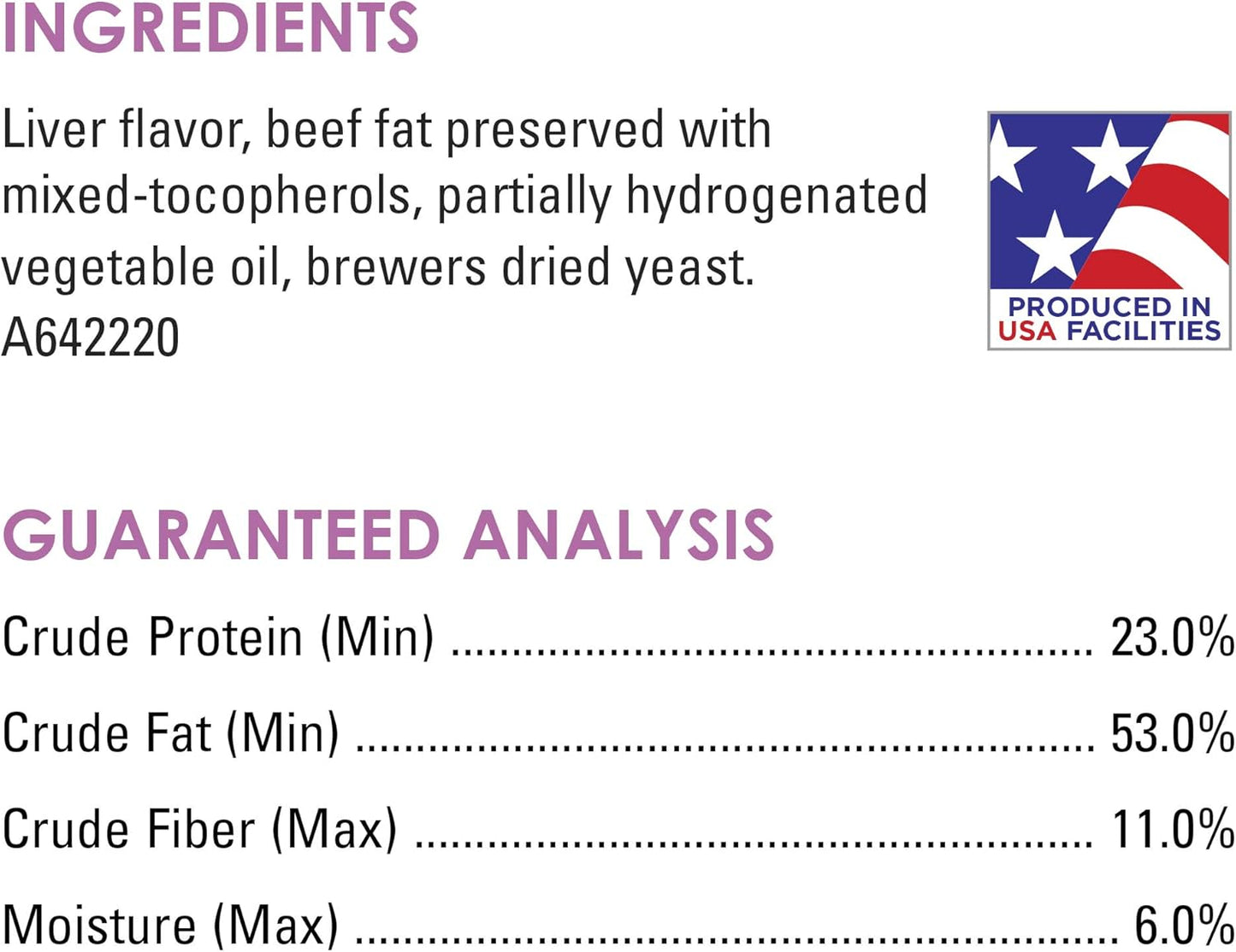 Purina Limited Ingredient Cat Treats, Savory Cravings Beef Flavor