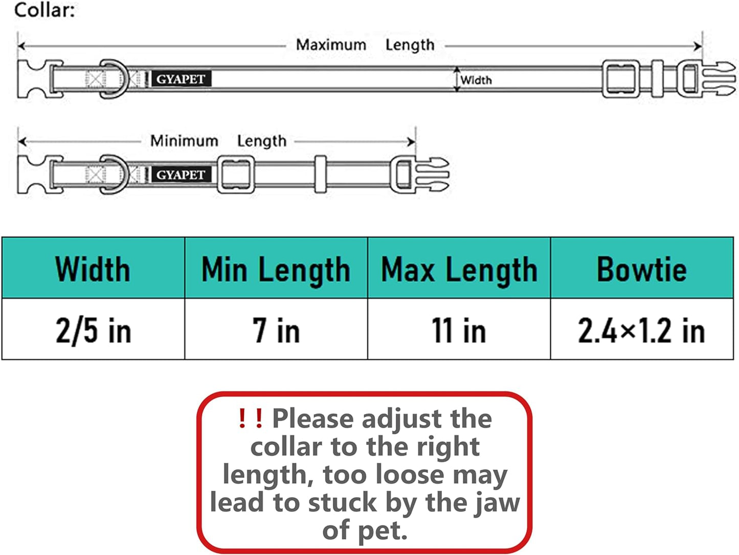 Adjustable Cat Collar Breakaway Bowtie Safety with Bell