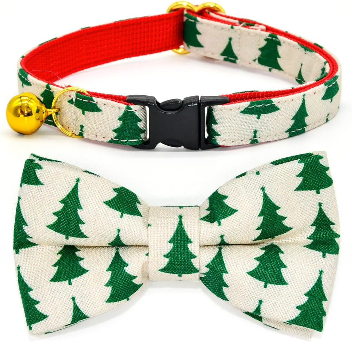 Cat Breakaway Collar Bow Tie with Bell