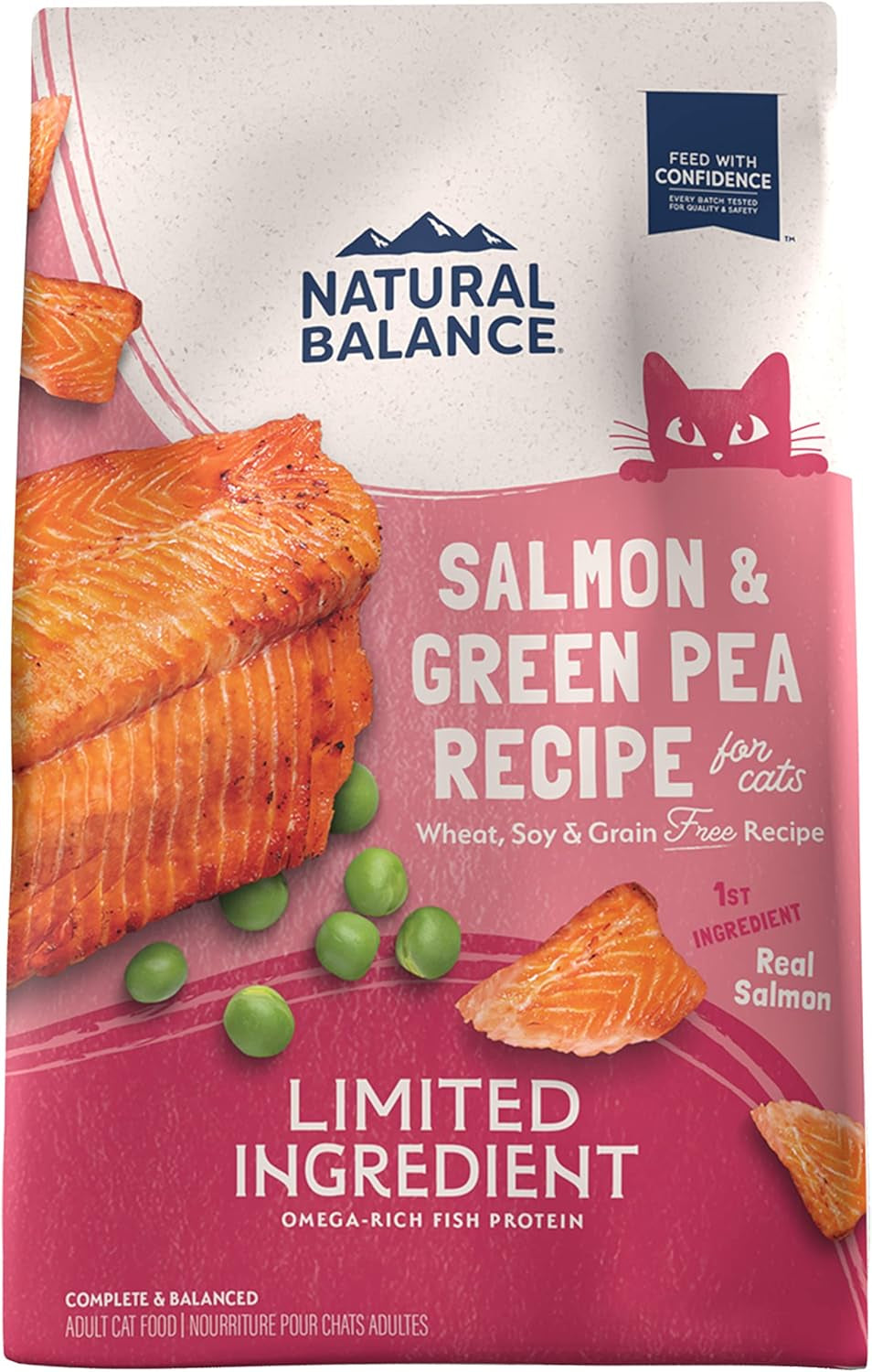 Limited Ingredient Adult Grain-Free Dry Cat Food, Reserve Duck & Green Pea Recipe, 10 Pound (Pack of 1)