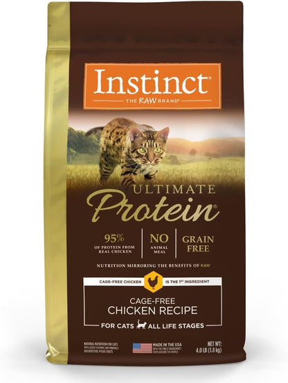 Ultimate Protein Grain Free Cage Free Chicken Recipe Natural Dry Cat Food