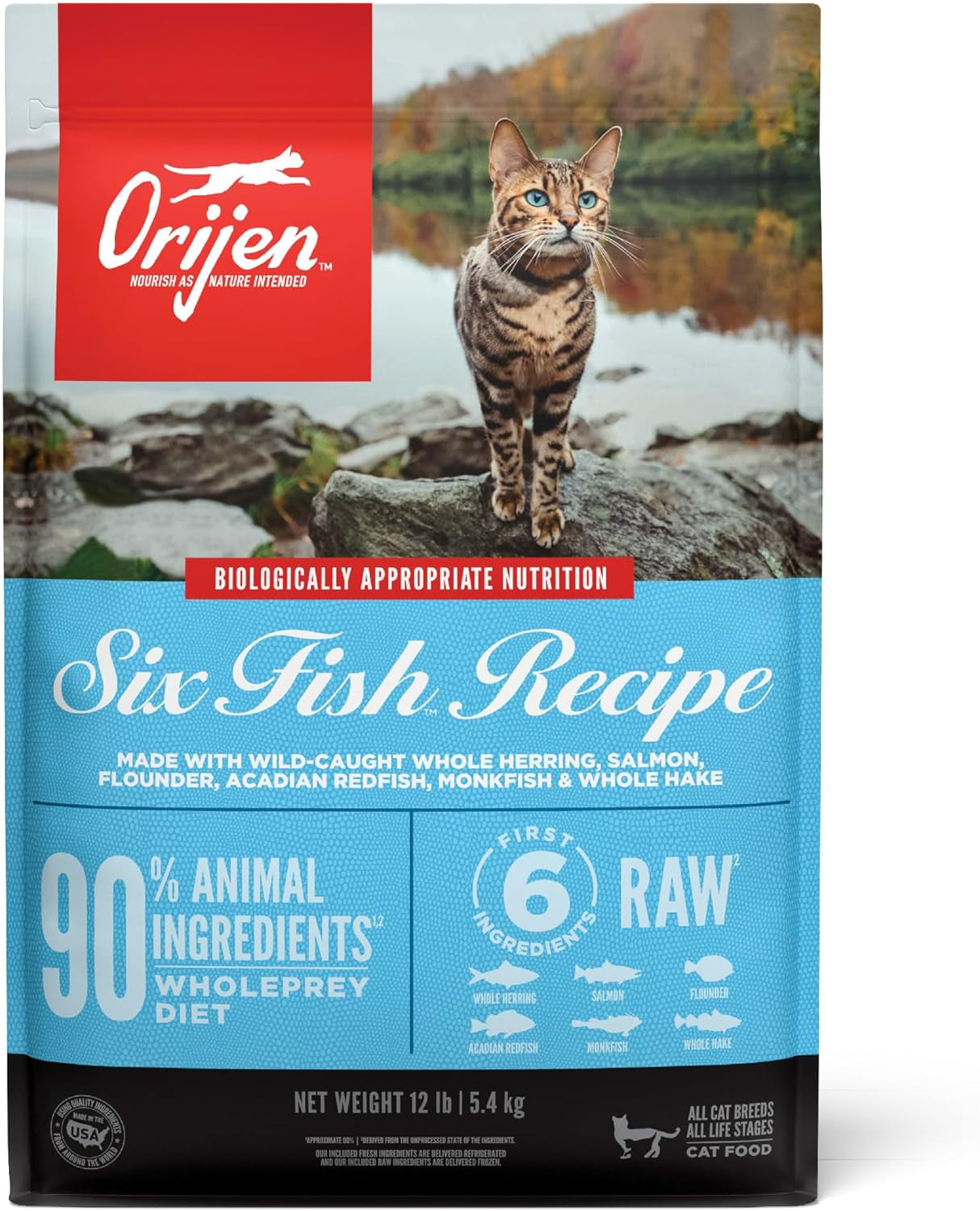 Original Cat, Grain Free Dry Cat Food for All Life Stages, with Wholeprey Ingredients, 4Lb