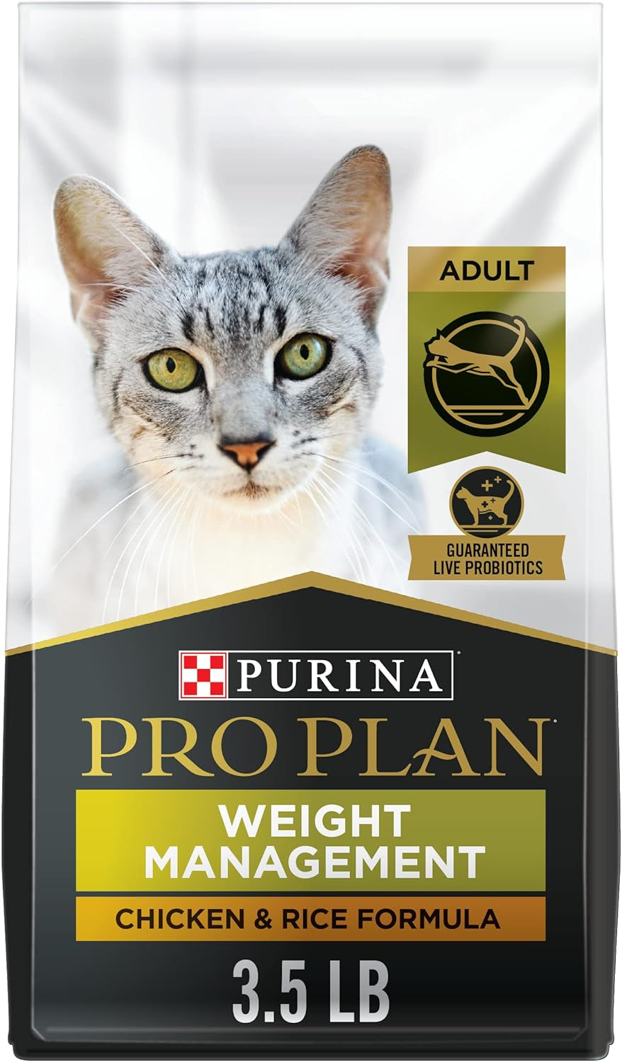 Weight Control Dry Cat Food, Chicken and Rice Formula