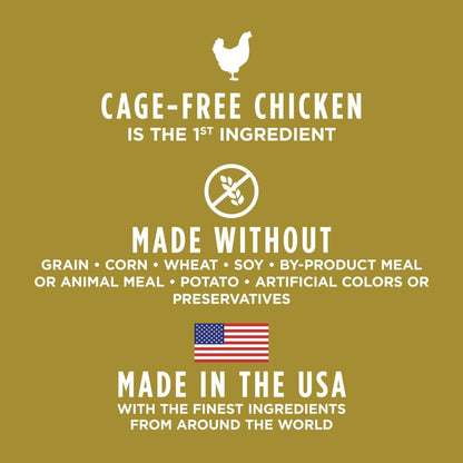 Ultimate Protein Grain Free Cage Free Chicken Recipe Natural Dry Cat Food