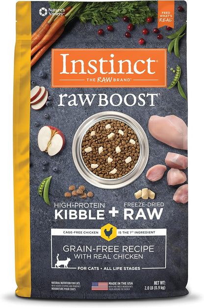 Raw Boost Grain Free Recipe with Real Duck Natural Dry Cat Food