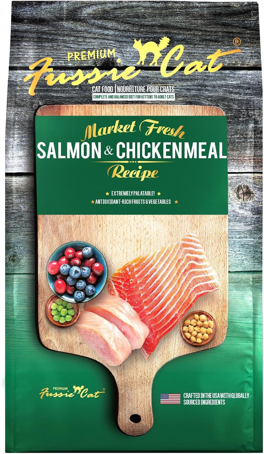 Market Fresh Salmon & Chicken Meal Formula Grain-Free Dry Cat Food 10Lb