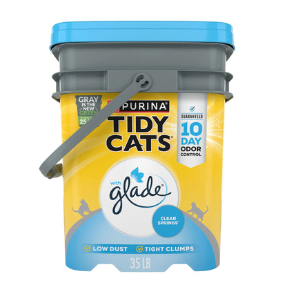 Purina Clumping Cat Litter, Glade Clear Springs Deodorizing, Low Dust