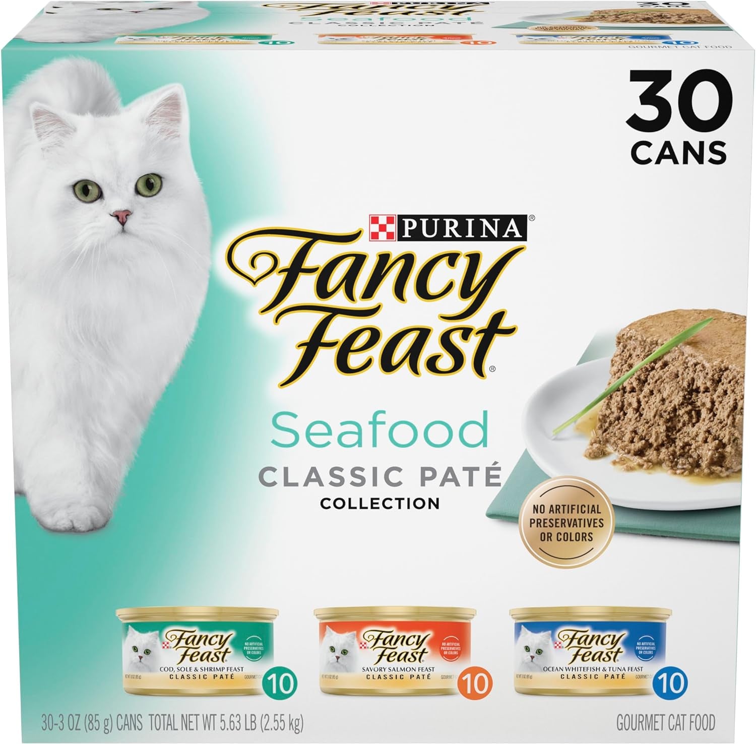 Purina  Gourmet Wet Cat Food Variety Pack, Petites Pate Collection, Break-Apart Tubs