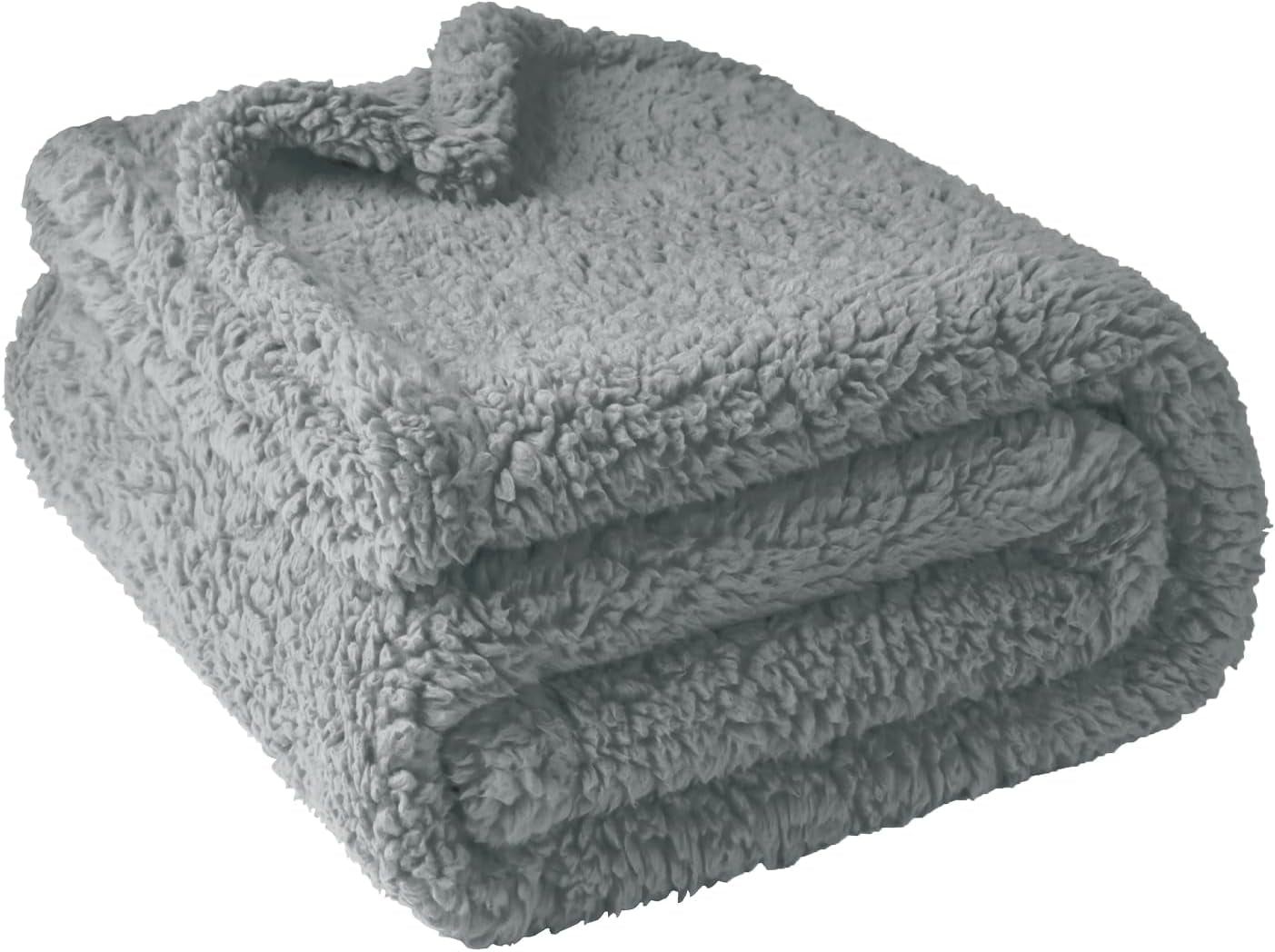 Washable Fluffy Sherpa Fleece Cat Blanket