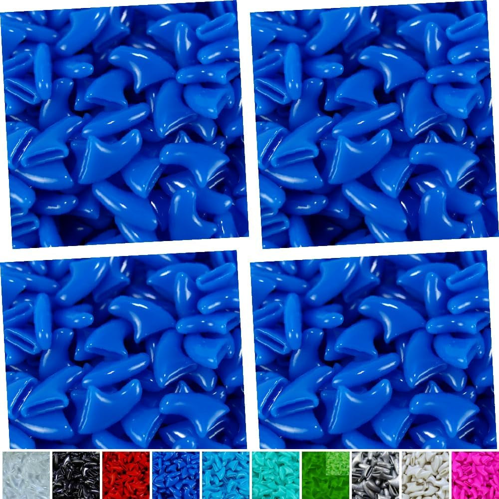 80 Pcs Cat Nail Caps | Cat Claw Covers | with Adhesives and Applicators