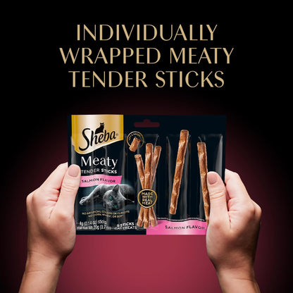 Meaty Tender Sticks Soft Cat Treats Salmon Flavor