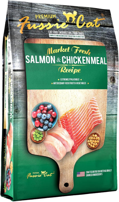 Market Fresh Salmon & Chicken Meal Formula Grain-Free Dry Cat Food 10Lb