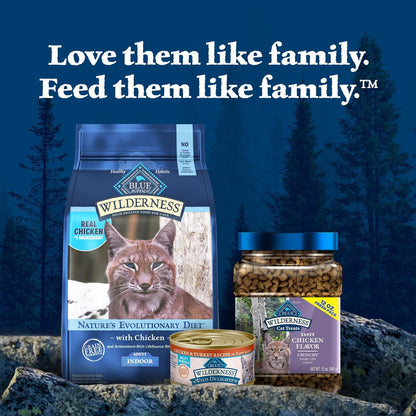 Blue Buffalo Wilderness Nature'S Evolutionary Diet High-Protein, Grain-Free Natural Dry Food for Adult Cats, Chicken