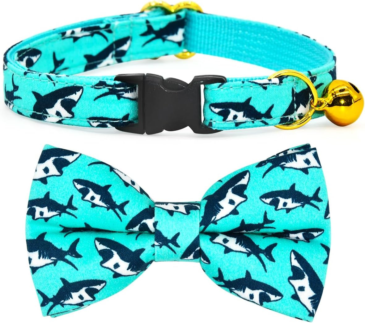 Cat Breakaway Collar Bow Tie with Bell