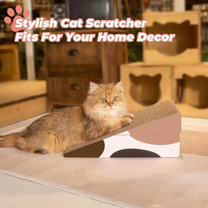 Cat Scratcher Cardboard, Kitty Cat Scratching Pad Recycle Corrugate Scratcher