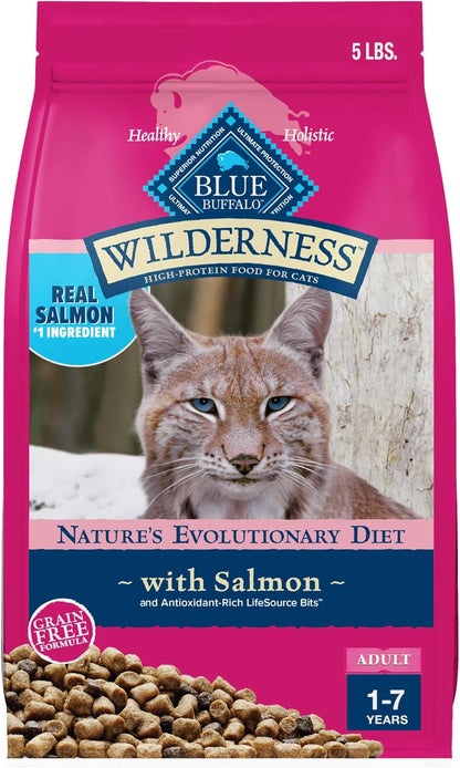 Wilderness Nature'S Evolutionary Diet High-Protein, Grain-Free Natural Dry Food for Adult Cats, Chicken, 6-Lb. Bag