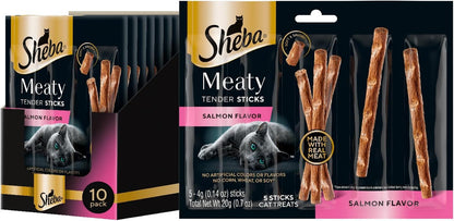 Meaty Tender Sticks Soft Cat Treats Salmon Flavor