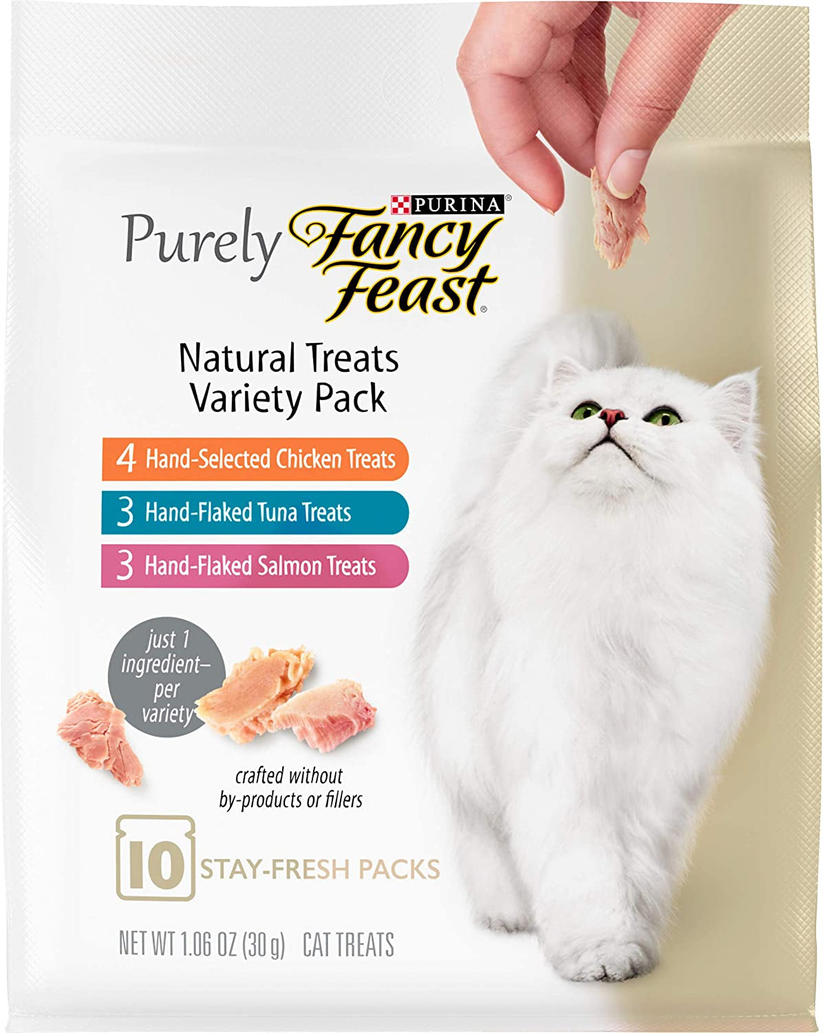 Purina  Limited Ingredient Cat Treats, Savory Cravings Salmon Flavor