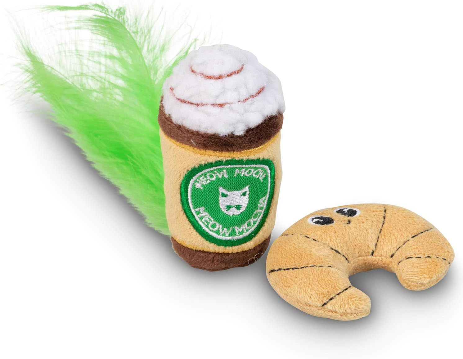 Silly Snacks and Funny Food Crinkle Cuddling Catnip and Silvervine Interactive Cat Toys - Great for Indoor Cats, Kittens