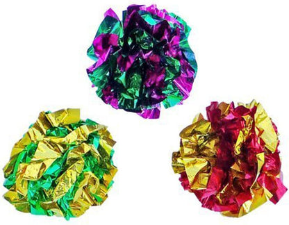 Original Mylar Crinkle Balls Cat Toys