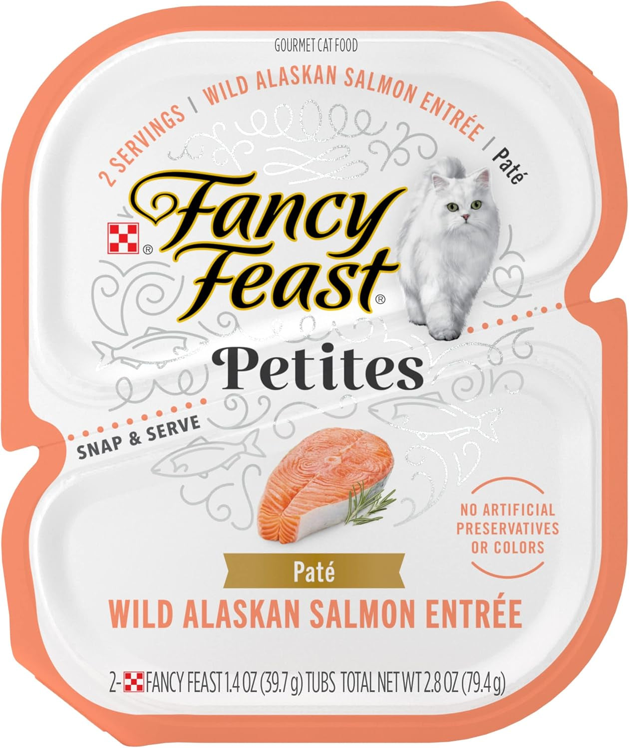 Purina  Gourmet Wet Cat Food Variety Pack, Petites Pate Collection, Break-Apart Tubs