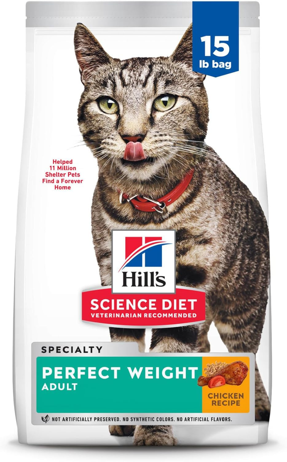 Perfect Weight, Adult 1-6, Weight Management Support, Dry Cat Food