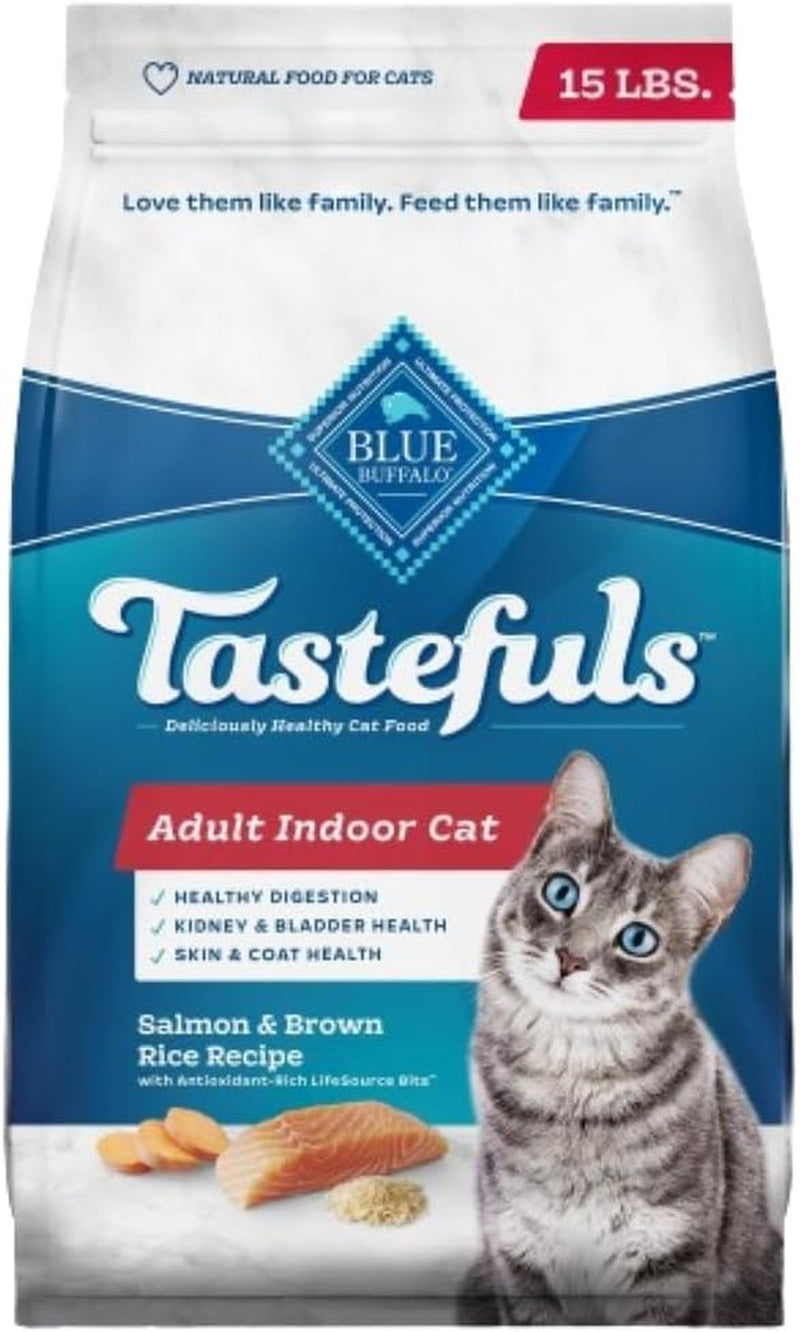 Tastefuls Natural Dry Food for Adult Indoor Cats, Chicken & Brown Rice Recipe