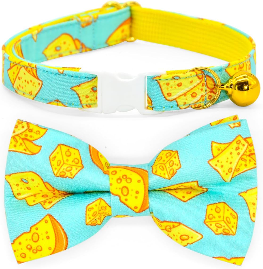 Cat Breakaway Collar Bow Tie with Bell