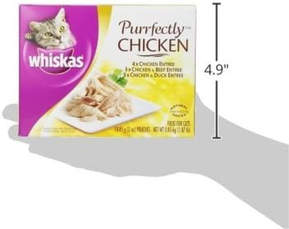 PURRFECTLY Chicken Variety Pack Wet Adult Cat Food 3 Ounces