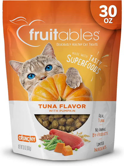 Cat Treats – Crunchy Treats for Cats – Healthy Low Calorie Treats Packed with Protein – Free of Wheat, Corn and Soy – Made with Real Salmon with Cranberry – 2.5 Ounces