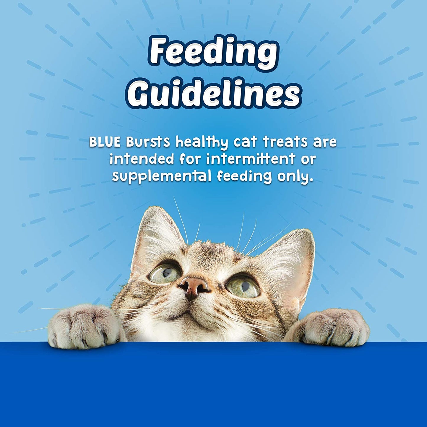 Bursts Crunchy Cat Treats Variety Pack, Chicken, Chicken Liver and Beef, and Seafood 5-Oz Bags (3 Count)